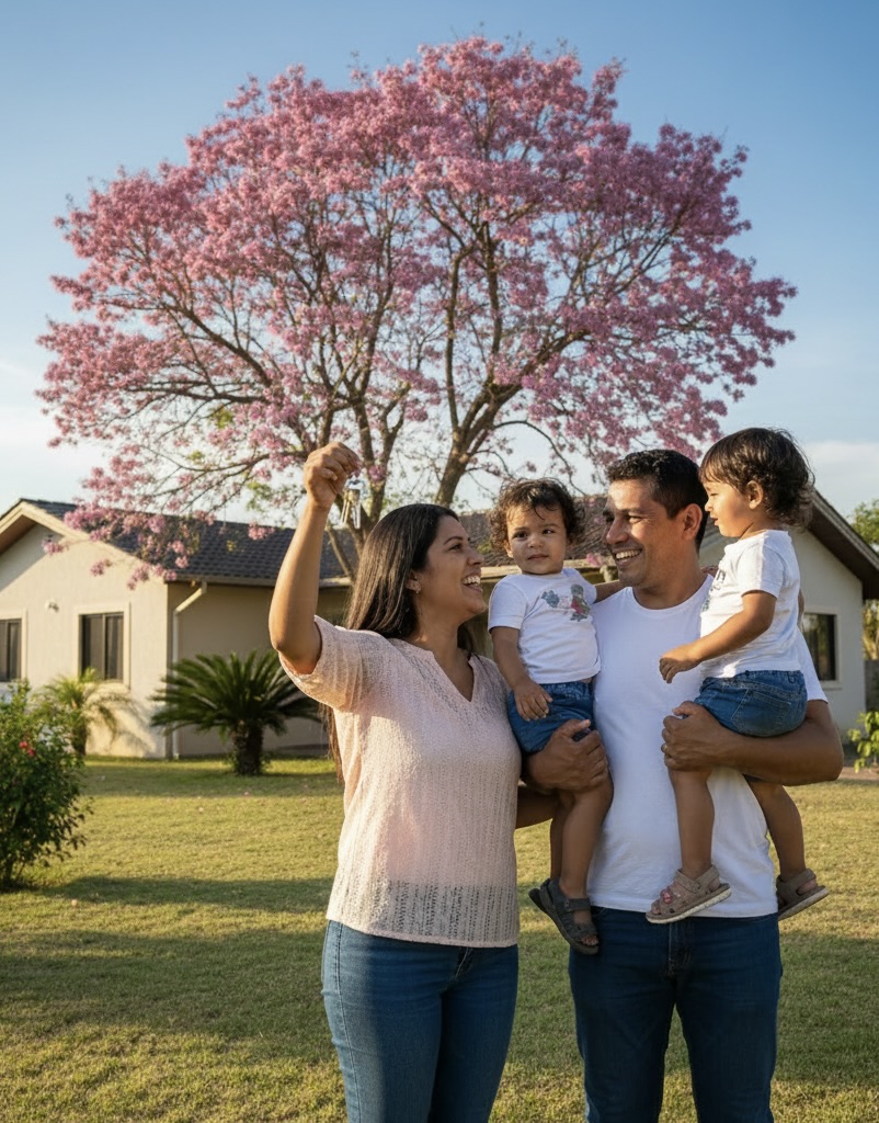 Familia con llaves
